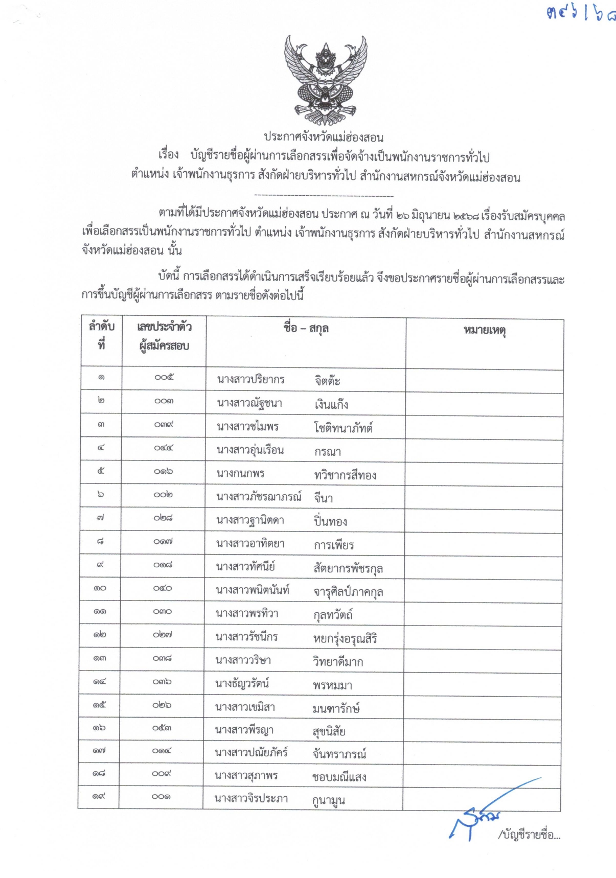 ประกาศจังหวัด page 0001